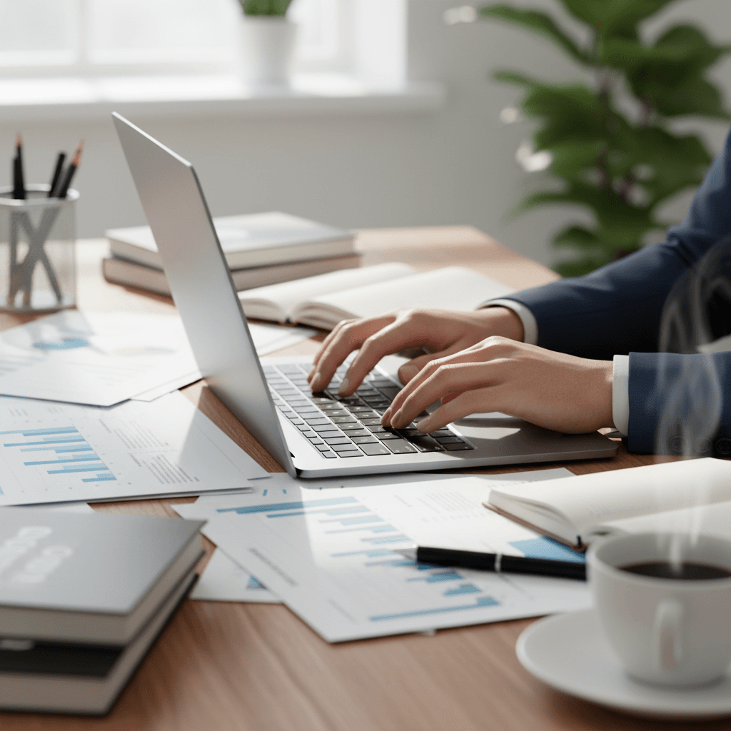 A/B testing analysis on computer screen